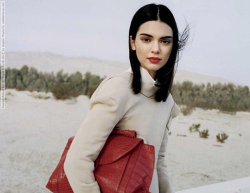 Fashion Editorial : Kendall Jenner for US Vogue (March 2017) by Angelo Pennetta