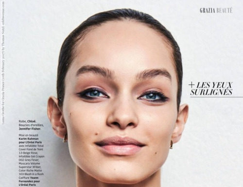 Fashion Editorial : Luma Grothe for Grazia France (10th February 2017) by Thomas…