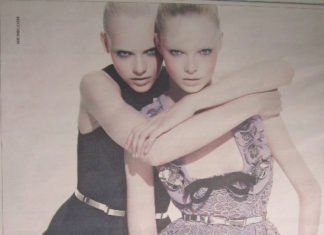 Fashion Editorial : Model: Siri Tollerod & Ginta Lapina
Photographer: Mert Alas…