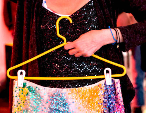 Fashion : fashiondailymag:
pop rainbow sprinkled. ASHISH UK ss16 sequined…