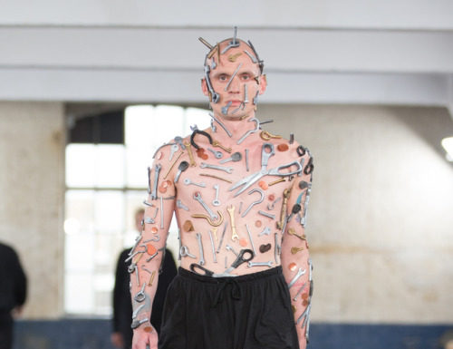 Fashion : hardware + pasta: young designer Rottingdean Bazaar // man ss18…