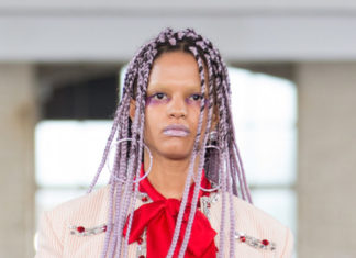 Fashion : lavender braids. ART SCHOOL ss18.SPRING 2018 menswear emerging…