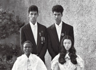 Fashion : midnight-charm:
“Supreme Court” photographed by Ethan James…