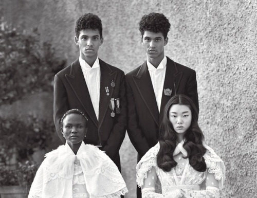 Fashion : midnight-charm:
“Supreme Court” photographed by Ethan James…