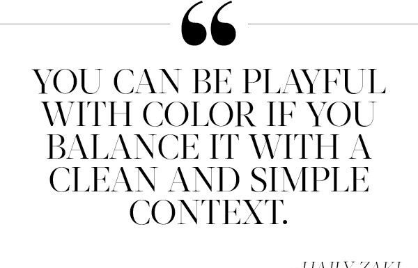 Fashion Quotes : A Family Home with a Colorful Twist