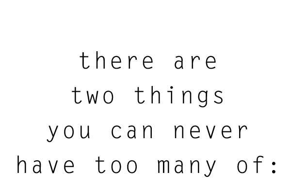 Fashion Quotes : All a girl needs!…