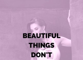 Fashion Quotes : Beautiful things don't ask for attention. The Kewl Shop…