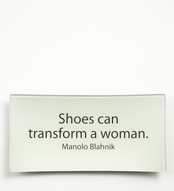 Fashion Quotes : Ben’s Garden ‘Shoes Can Transform’ Trinket Tray | Nordstrom
