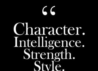 Fashion Quotes : “Character. Intelligence. Strength. Style. That makes beauty.” – DVF