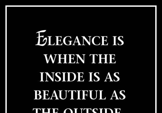 Fashion Quotes : Elegance…