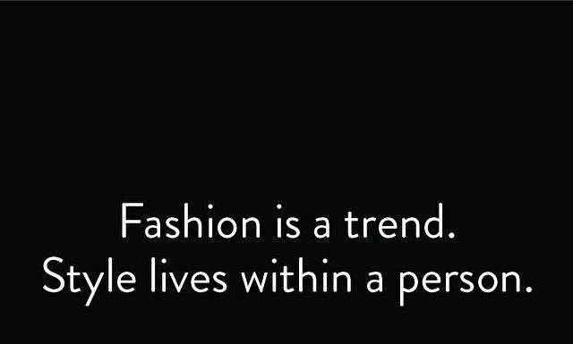 Fashion Quotes : Fashion is a trend. Style lives within a person. – Oscar de la Renta…