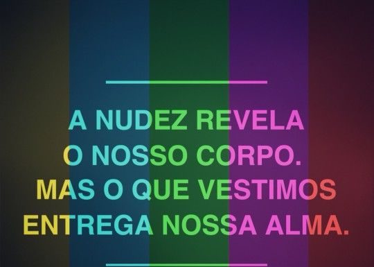 Fashion Quotes : Hoje Vou Assim | Cris Guerra