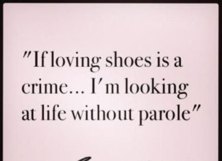Fashion Quotes : If loving shoes is a crime..I’m looking at life without parole
#TheSexIsInTheHeel #ChicHaven http://t.co/WWSlp4yZZs http://t.co/O7SmCmI5LI by Brian Atwood