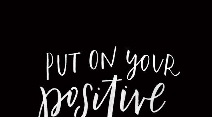 Fashion Quotes : Lesson 25: Put on your positive pants. Original hand-lettering by Heather Lusche…