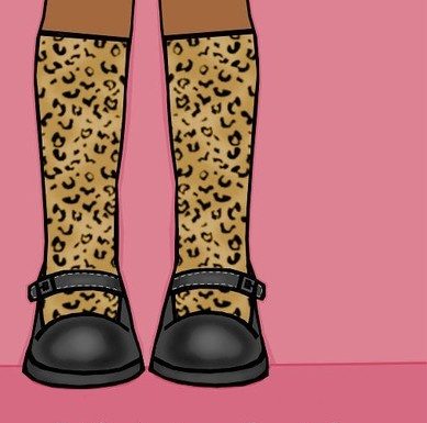 Fashion Quotes : Life Is Too Short For Plain White Socks Art Print Fashionista Quote Shoes Illustration Little Girls Bedroom Decor Teen Wall Art Tween Gift