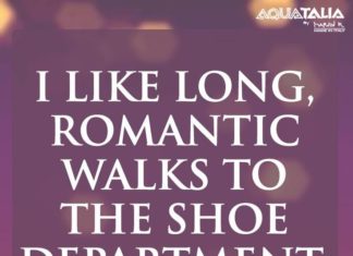 Fashion Quotes : long, romantic walks…