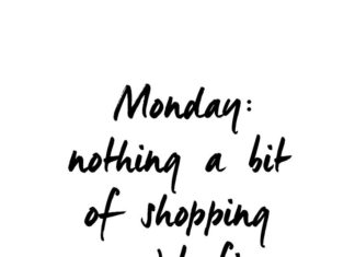 Fashion Quotes : Monday: nothing a bit of shopping can’t fix #quote…