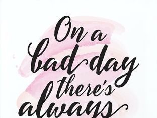 Fashion Quotes : On a bad day there's always lipstick PRINTABLE art,Audrey Hepburn quote,gift for her,inspirational quote,pink & black,printable women gift