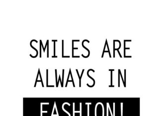 Fashion Quotes : #Smiles are always in #fashion! #quote…