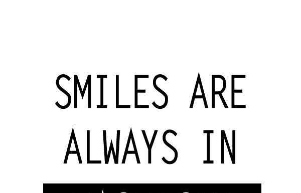 Fashion Quotes : #Smiles are always in #fashion! #quote…