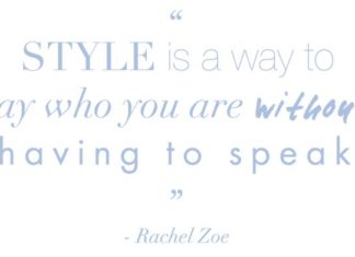 Fashion Quotes : Style is a way to say who you are without having to speak!…