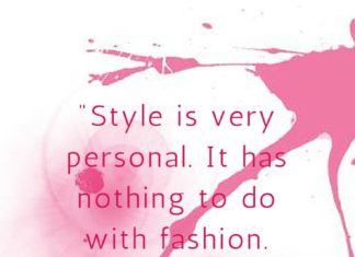 Fashion Quotes : Style is about something that comes naturally within you. | Lookbook Store Fashi…