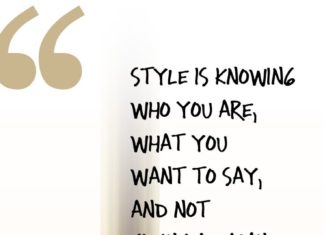 Fashion Quotes : "Style is knowing who you are, what you want to say, and not giving a damn….