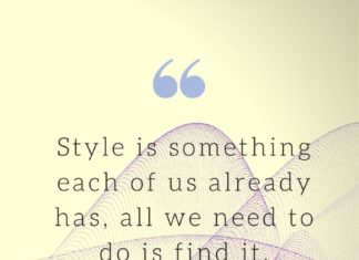 Fashion Quotes : Style is something each of us already has, all we need to do is find it. – Diane…