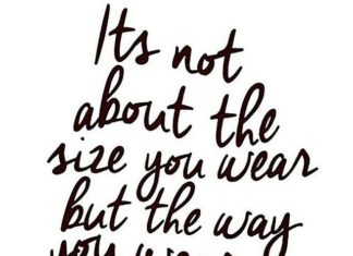 Fashion Quotes : Wishing you confidence this Saturday.