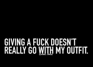 Fashion Quotes : wtf: giving a fuck doesn't really go with my outfit…