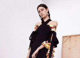 Fashion : the floral. GREEN with ELLERY resort 2018.