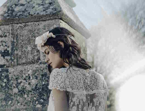 Fashion : the lace. laure de sagazan by laurent nivalle.