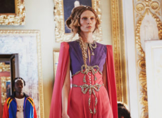 Gucci : Among the gowns in the Gucci Cruise 18 fashion show by…