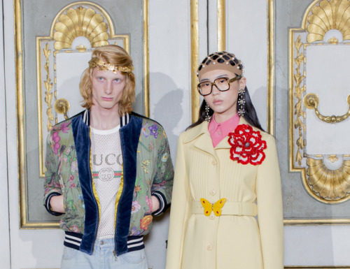 Gucci : Behind the scenes at the Gucci Cruise 18 fashion show at the…