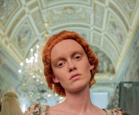 Gucci : Captured at the Gucci Cruise 18 show in the Sala Bianca of…