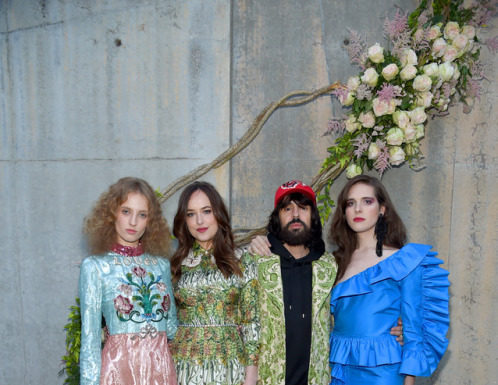 Gucci : Creative director Alessandro Michele together with Petra…