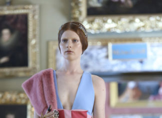 Gucci : On the Gucci Cruise 18 runway at the Palatine Gallery, a cady…