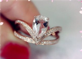 Luxury Jewelry 2017/2018 : 14K Rose Gold 7x9mm Morganite Ring Engagement Ring by LoveGemArts