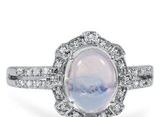 Luxury Jewelry 2017/2018 : 14K White Gold The Raina Ring