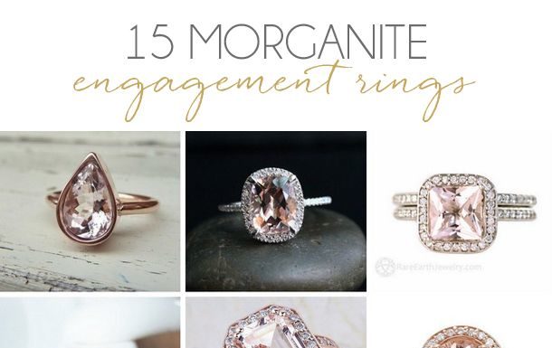 Luxury Jewelry 2017/2018 : 15 Romantic Morganite Engagement Rings