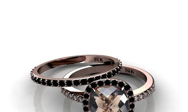 Luxury Jewelry 2017/2018 : 17 Non-Traditional Black Engagement Rings