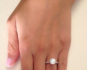 Luxury Jewelry 2017/2018 : 2.56 CT ROUND CUT D/SI1 DIAMOND SOLITAIRE ENGAGEMENT RING 14K WHITE GOLD