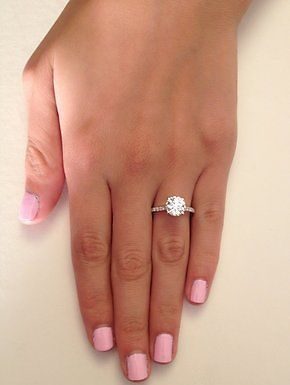 Luxury Jewelry 2017/2018 : 2.56 CT ROUND CUT D/SI1 DIAMOND SOLITAIRE ENGAGEMENT RING 14K WHITE GOLD