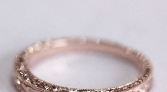 Luxury Jewelry 2017/2018 : Antique Design 14k White Gold/ Rose Gold/ Yellow Gold Band Wedding Ring/ Band/ P…