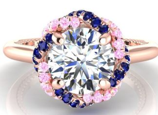 Luxury Jewelry 2017/2018 : Bague de mariage bagues de fiançailles tressé Fb par BridalRings…