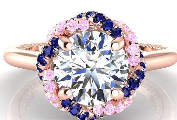 Luxury Jewelry 2017/2018 : Bague de mariage bagues de fiançailles tressé Fb par BridalRings…