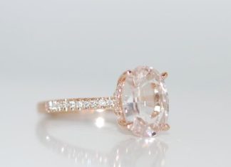 Luxury Jewelry 2017/2018 : Blake Lively ring White Sapphire Engagement Ring oval cut 14k rose gold diamond ring 3.02ct White sapphire ring