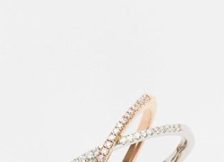 Luxury Jewelry 2017/2018 : Bony Levy ‘Crossover’ Diamond Stack Ring (Nordstrom Exclusive) available at #Nor…