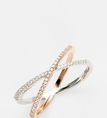 Luxury Jewelry 2017/2018 : Bony Levy ‘Crossover’ Diamond Stack Ring (Nordstrom Exclusive) available at #Nor…