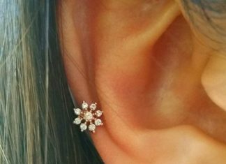 Luxury Jewelry 2017/2018 : Boucle doreille de cartilage CZ flocon de par ShopOrigamiJewels…